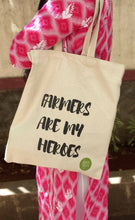 "Farmers are my heroes" Tote Bags (Eco-friendly)